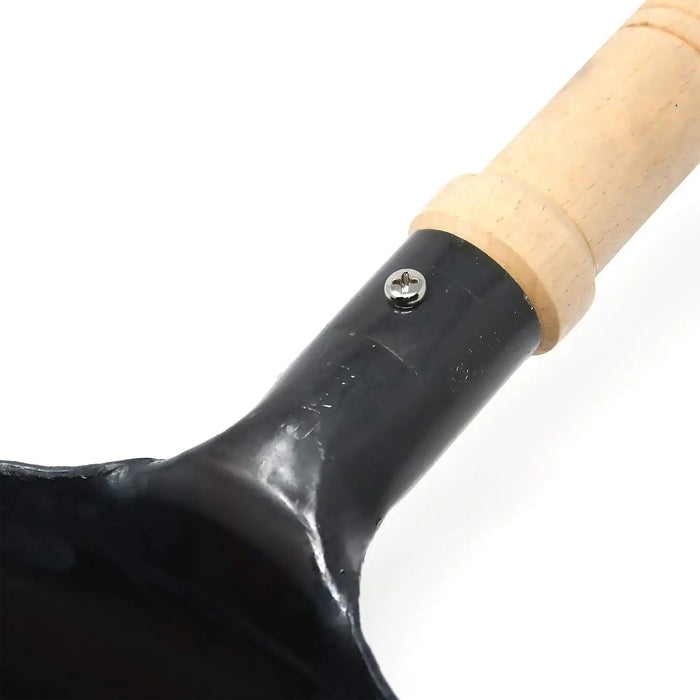 Yamada 24cm Round Bottom Wok with Wooden Handle - 1.2mm Thickness-Kiichin - The #1 Place for Japanese Goods in Your Hand!