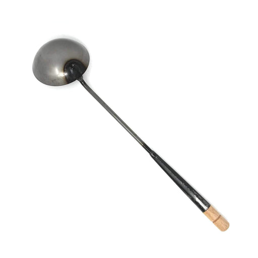 Yamada Iron Long Handle Wok Ladle (Hoak) - Large Size-Kiichin - The #1 Place for Japanese Goods in Your Hand!