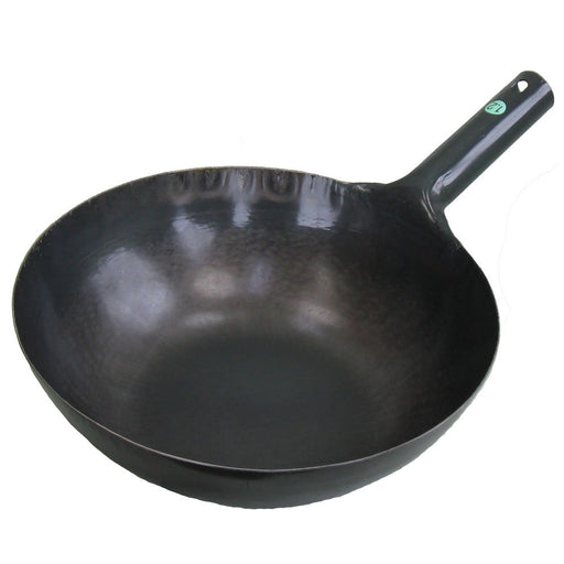 Yamada Kogyosho Japan 33Cm Iron Hammered One-Handed Wok (1.2Mm Thick)-Kiichin - The #1 Place for Japanese Goods in Your Hand!