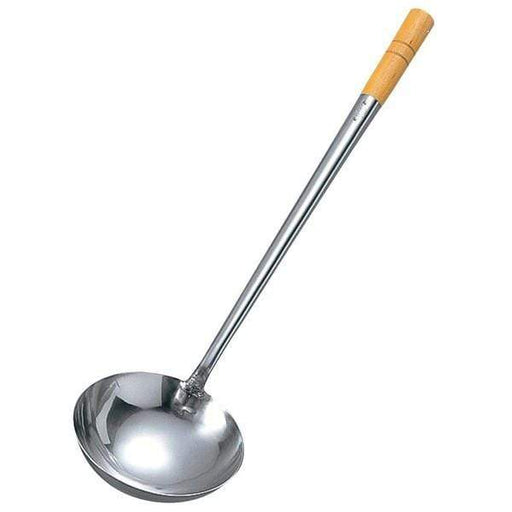 Yamagi Stainless Steel Wok Ladle with Wood Handle - Mini Size-Kiichin - The #1 Place for Japanese Goods in Your Hand!