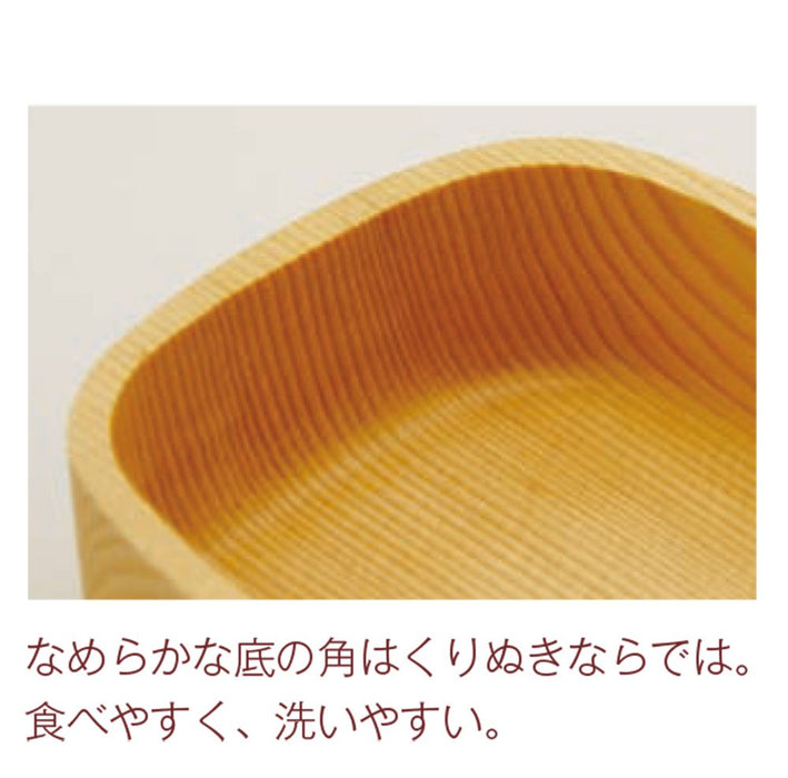 Yamaco 500Ml Bento Box Square 887224 - Authentic Japanese Made, Natural Material-Kiichin - The #1 Place for Japanese Goods in Your Hand!