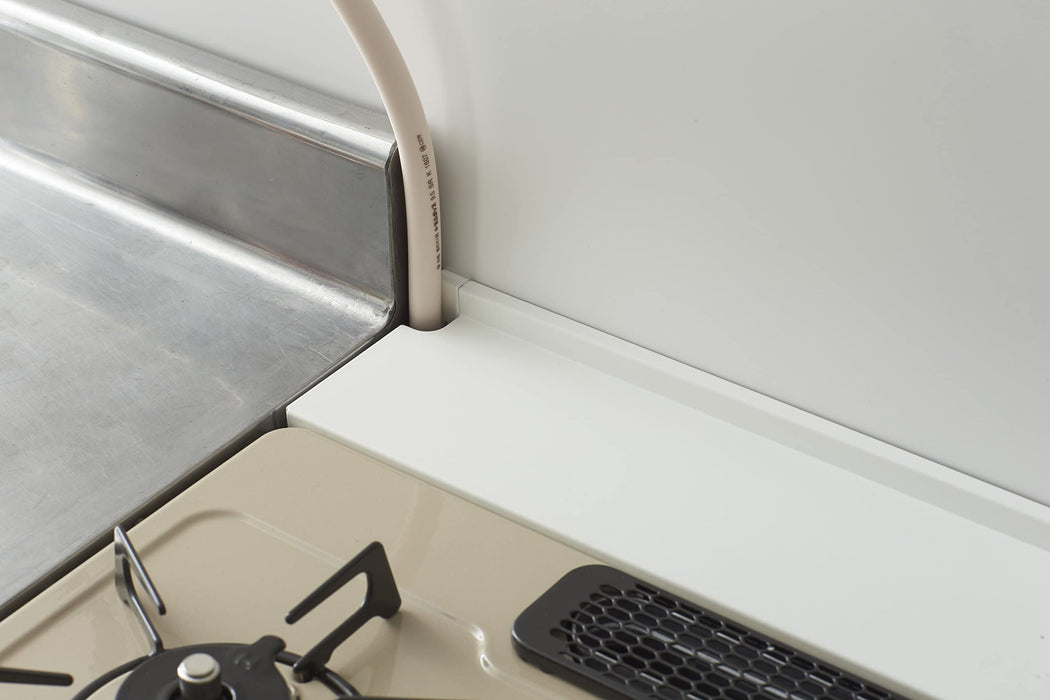 Yamazaki Industrial 3487 Stove Gap Rack - White, 58x11x19.5cm-Kiichin - The #1 Place for Japanese Goods in Your Hand!