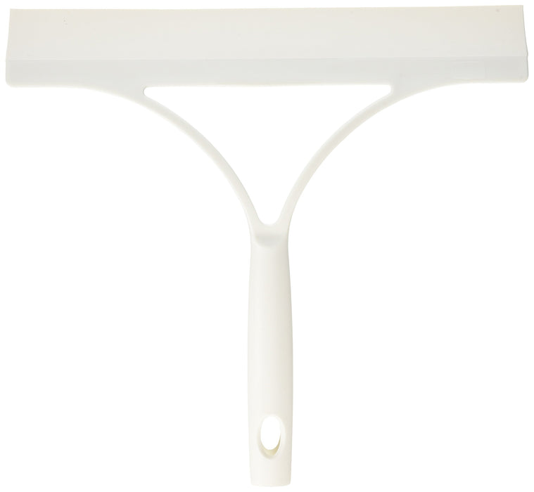 Yamazaki Sangyo Water Squeegee Drainer Wiper Basbon-Kun Japan 174348 1 White-Kiichin - The #1 Place for Japanese Goods in Your Hand!