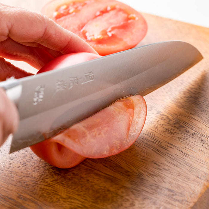 Yasuda Hamono Gold No.10 Santoku Knife YG300 180mm w/Guard-Kiichin - The #1 Place for Japanese Goods in Your Hand!