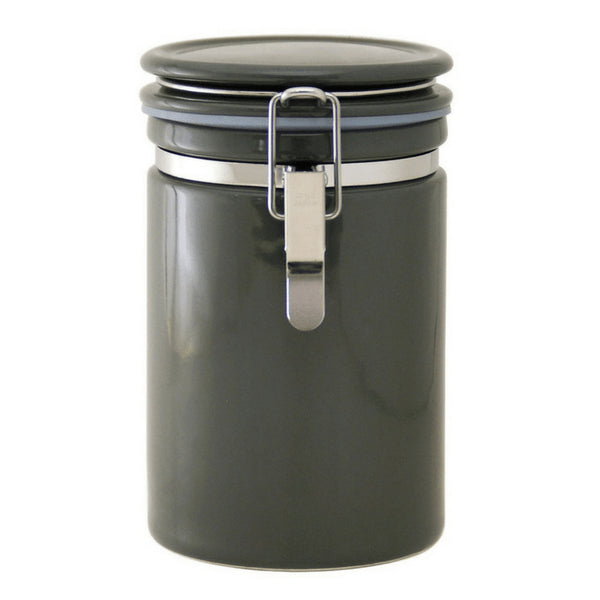 Zero Japan Mino Ware Ceramic Coffee Canister 200 Gray - Coffee 200 (Height 160mm)-Kiichin - The #1 Place for Japanese Goods in Your Hand!