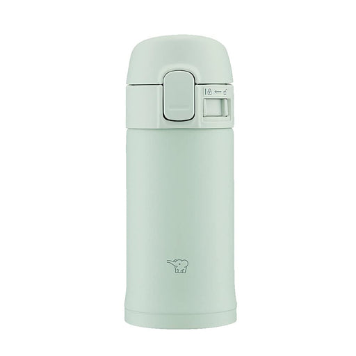 Zojirushi SM-PD20-GM 0.2L Stainless Steel Water Bottle 200ml Sage Green-Kiichin - The #1 Place for Japanese Goods in Your Hand!