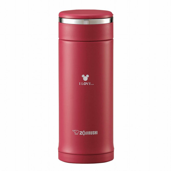 Zojirushi Red Stainless Steel Water Bottle Mug - 360ml-Kiichin - The #1 Place for Japanese Goods in Your Hand!