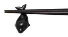24to3 Nishitomi Ceramics Arita Dolphin Chopstick Rest Porcelain