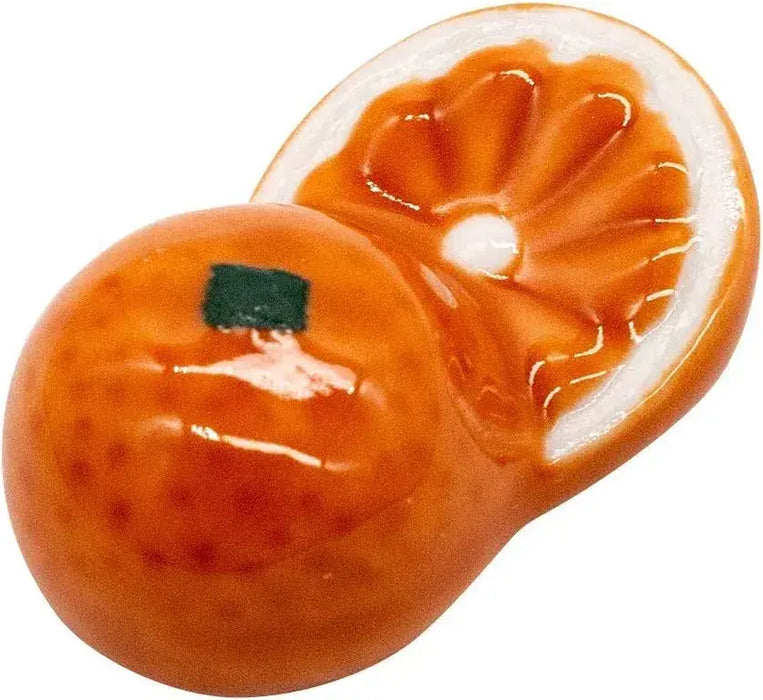 24to3 Nishitomi Ceramics Arita Ware Kitagawa Bisenkan Manta Chopsticks Rest - Orange - 4534891477178