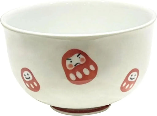 24to3 Nishitomi Ceramics Hasami Ware Daruma Plate Bowl 13cm Microwave Safe