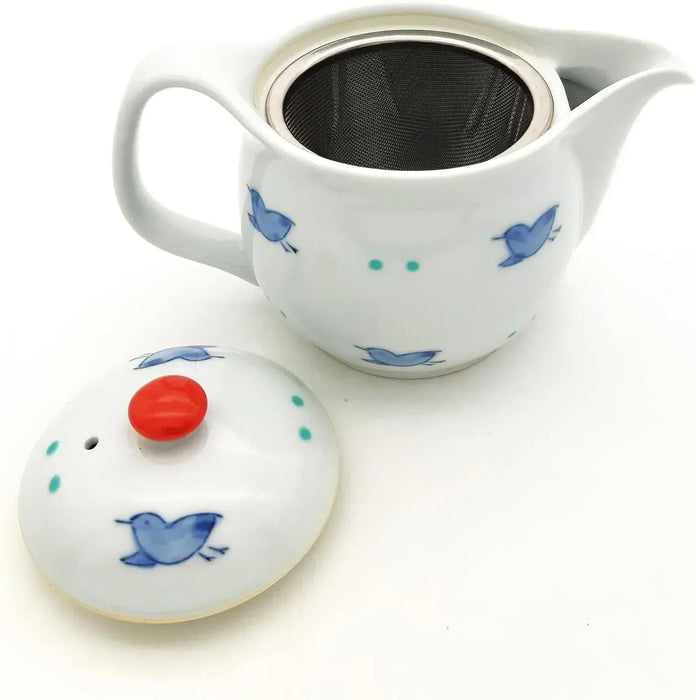 24to3 Nishitomi Pottery Hasami Ware Teapot Blue 350ml
