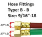 Victor 3/16 Inch ID 12.5 Ft Grade T Dual Red Green Hose-Kiichin - The #1 Place for Japanese Goods in Your Hand!