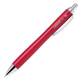 Pilot Legno Red 0.5mm Mechanical Pencil Lightweight Body Size 141x12mm 18G Weight-Kiichin - The #1 Place for Japanese Goods in Your Hand!