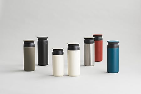 KINTO Travel Tumbler 500ml Khaki Vacuum Double Wall Thermal Flask 20944