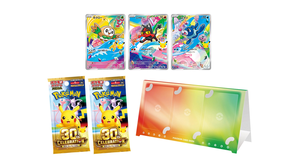 Pokémon Card Game MEGA 30th CELEBRATION Card Set Starters Pokémon