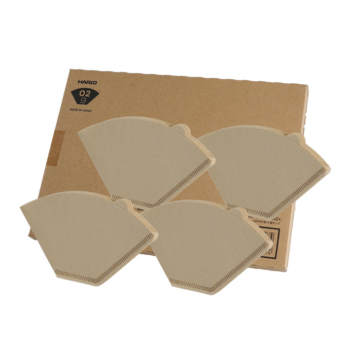 Hario Trapezoid Coffee Filters 1-4 Cups 160 Sheets FSC Certified Japan Made