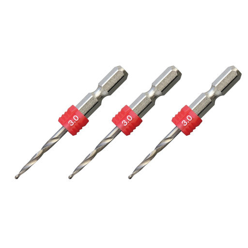Anex 3.0mm Short Drill Bit with Grip Set of 3 Anex Agks3-030-Kiichin - The #1 Place for Japanese Goods in Your Hand!