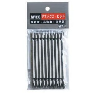 Anex 10-Pack Double-Headed +3 x 65 Shot Finish Anex Bits AP-14M Tool-Kiichin - The #1 Place for Japanese Goods in Your Hand!