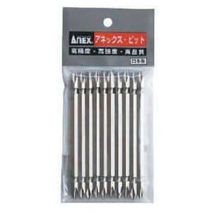 Anex 10-Piece Stepped Bits Set 4.5mm Shaft Diameter AH-16M Plated Finish-Kiichin - The #1 Place for Japanese Goods in Your Hand!