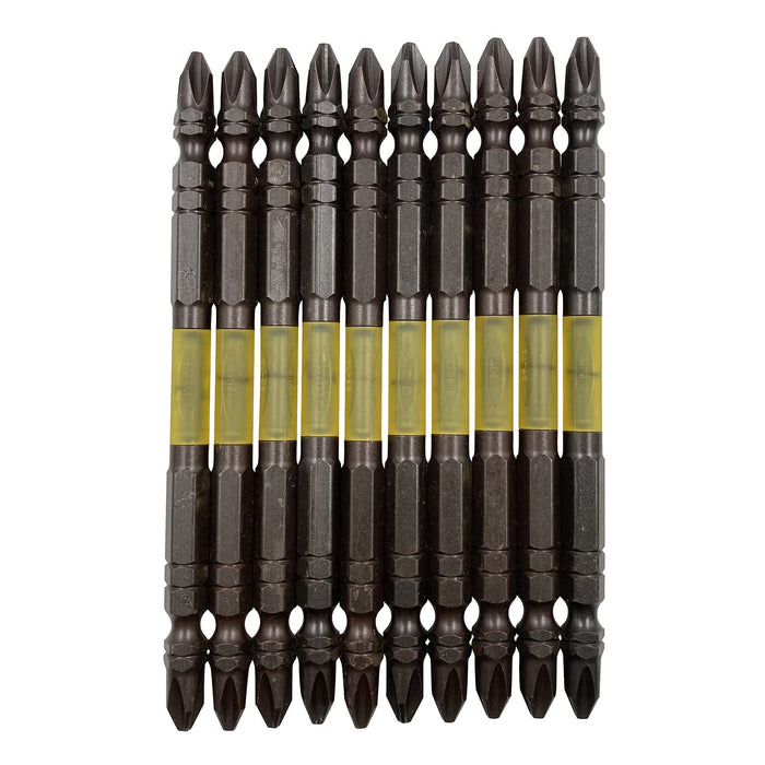 Anex 10-Pack Black Dragon Tough Bit Double-Headed +2X110 Tool Abr-14M-Kiichin - The #1 Place for Japanese Goods in Your Hand!