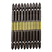 Anex 10-Pack Black Dragon Tough Bit Double-Headed +2X110 Tool Abr-14M-Kiichin - The #1 Place for Japanese Goods in Your Hand!