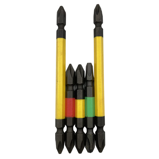 Anex Color Bit Double Head Set of 5 Anex Tool Acm5-02-Kiichin - The #1 Place for Japanese Goods in Your Hand!
