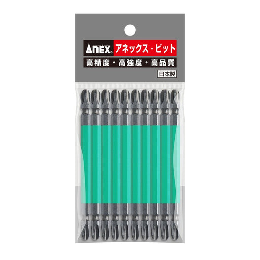 Anex Color Bits Double Head Tool 10 Pieces 3X110 AC-14M-Kiichin - The #1 Place for Japanese Goods in Your Hand!