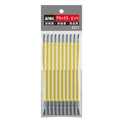 Anex Color Bits 10-Pack Stepped +2X150 Bulk Purchase 100-Pack Tool Ac-16M-Kiichin - The #1 Place for Japanese Goods in Your Hand!