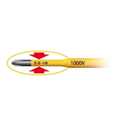 Anex 1000V Compatible Driver with Slim Tip & Thin Shaft Annex Tool No.7920 +2X150-Kiichin - The #1 Place for Japanese Goods in Your Hand!