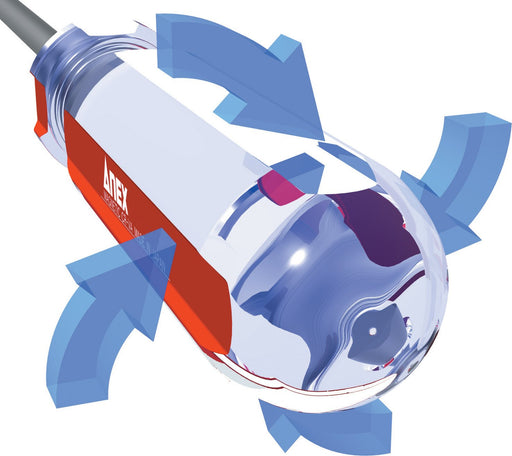 Anex Stool Long Shaft Driver 4-Line Handle +2X250 No.8400 Anex Tool-Kiichin - The #1 Place for Japanese Goods in Your Hand!