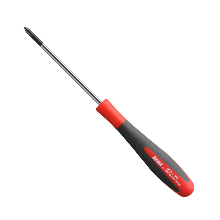 Anex No. 1540 Super Fit Thin Shaft Driver Tool +0X75-Kiichin - The #1 Place for Japanese Goods in Your Hand!