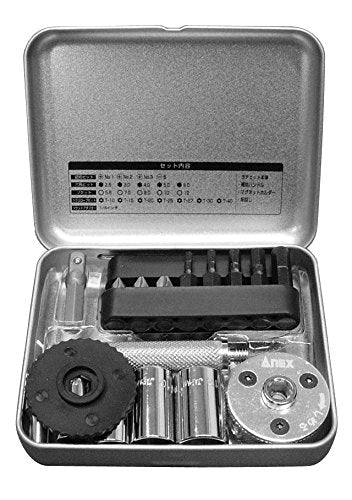 Anex Mini Starby Driver 6-Set Ratchet-Type Tool No.318-Kiichin - The #1 Place for Japanese Goods in Your Hand!