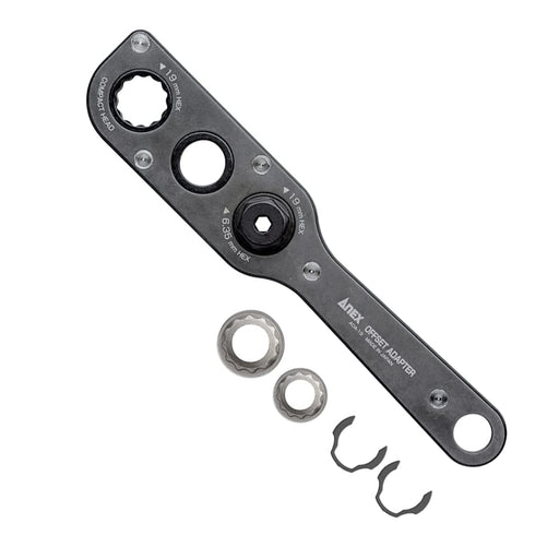 Anex Offset Adapter 19mm Socket Set - AOA-19S1 Tool Set of 2-Kiichin - The #1 Place for Japanese Goods in Your Hand!