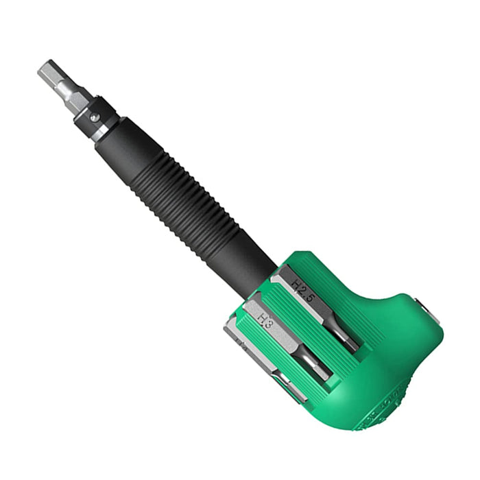 Anex No. 6070-H 7pc Screwdriver Set L-Handle Hexagonal Phillips Flathead Bits-Kiichin - The #1 Place for Japanese Goods in Your Hand!