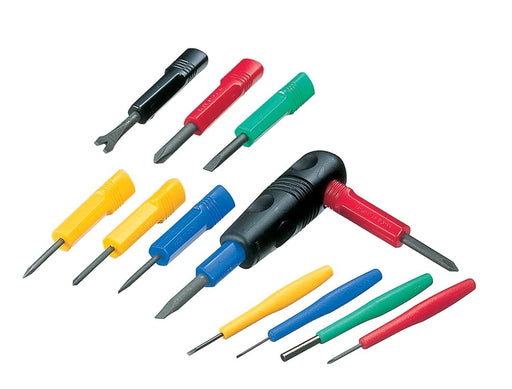 Anex 12-Piece Precision Screwdriver Set No.5910 Drill Nut Turner Rivet Remover-Kiichin - The #1 Place for Japanese Goods in Your Hand!