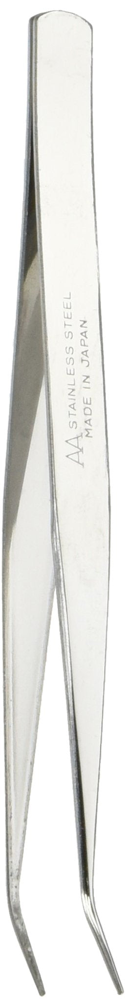 Anex Stainless Steel 125mm Bent Tip Tweezers AA Type No.126 Tool-Kiichin - The #1 Place for Japanese Goods in Your Hand!