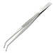 Anex No.159 Stainless Steel Serrated Tweezers with Curved Tip 300mm-Kiichin - The #1 Place for Japanese Goods in Your Hand!