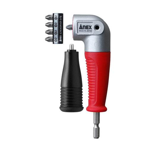 Anex Ultra Short L-Shaped Adapter for Anex Electric Screwdrivers Tool Akl-575-Kiichin - The #1 Place for Japanese Goods in Your Hand!