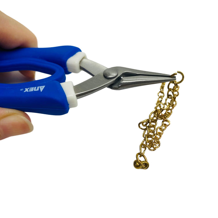 Anex Yattoko Standard 135mm with Grip SUS410 No.251-Kiichin - The #1 Place for Japanese Goods in Your Hand!