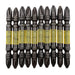 Anex Black Dragon Tough Bit Double Headed Anex 2X65 10-Piece ABR-14M Tool Set-Kiichin - The #1 Place for Japanese Goods in Your Hand!