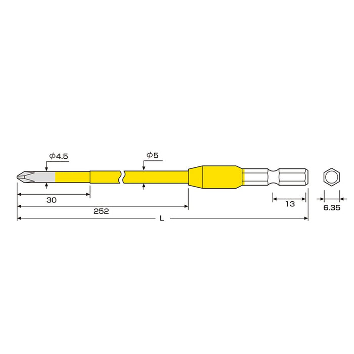 Anex - Color Bit Stepped +2X300 Acmd-2300 Tool-Kiichin - The #1 Place for Japanese Goods in Your Hand!