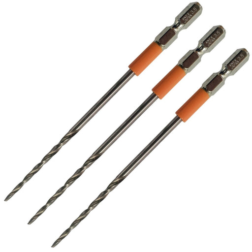 Anex High-Speed Steel Pilot Hole Drill Set 3.5mm - Set of 3 Ack3-035-Kiichin - The #1 Place for Japanese Goods in Your Hand!