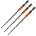 Anex High-Speed Steel Pilot Hole Drill Set 3.5mm - Set of 3 Ack3-035-Kiichin - The #1 Place for Japanese Goods in Your Hand!