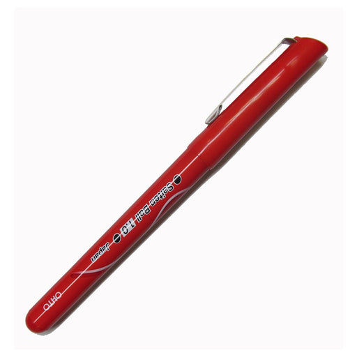 Ohto Red Ballpoint Pen Scoring Ball 1.0 Cerise 10-Pack-Kiichin - The #1 Place for Japanese Goods in Your Hand!