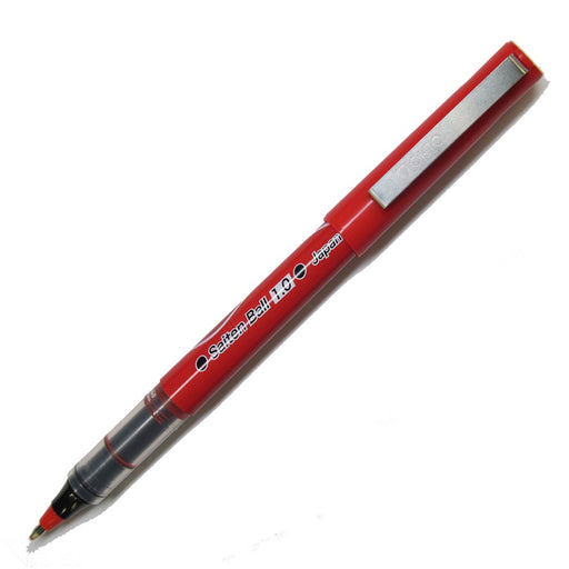Ohto Red Ballpoint Pen Scoring Ball 1.0 Cerise 10-Pack-Kiichin - The #1 Place for Japanese Goods in Your Hand!