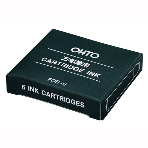 Ohto Black FCR-6 Cartridge Fountain Pen - Premium Writing Tool-Kiichin - The #1 Place for Japanese Goods in Your Hand!