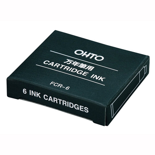 Ohto Blue Black Fountain Pen Ink Cartridge Box of 10-Kiichin - The #1 Place for Japanese Goods in Your Hand!