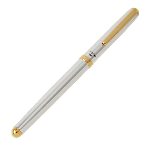 Ohto F-Lapa FF-10Nb-Sv Silver Fountain Pen - Ideal for Professional Writing-Kiichin - The #1 Place for Japanese Goods in Your Hand!