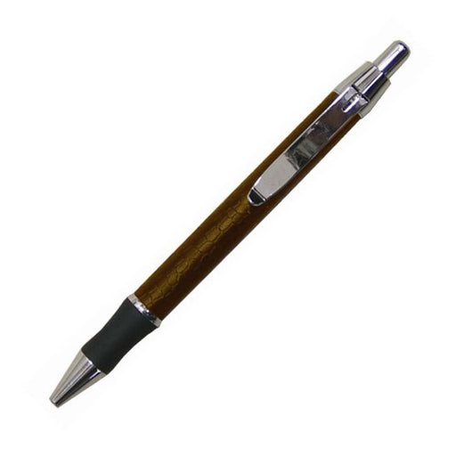 Ohto LBP-10GK Premium Leather Ballpoint Pen in Rich Brown-Kiichin - The #1 Place for Japanese Goods in Your Hand!