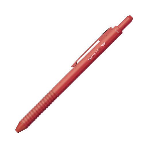 Ohto Bloom 3In1 Multifunctional Pen in Fade Red - Model MF-25B3-RD-Kiichin - The #1 Place for Japanese Goods in Your Hand!